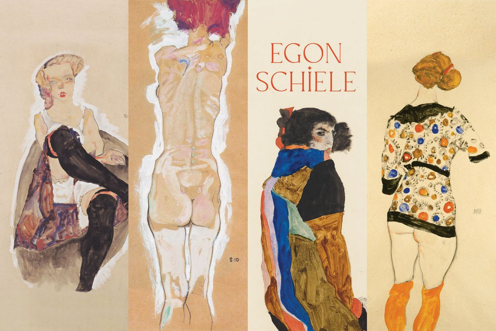 Egon Schiele Female Portraits Exhibition Poster