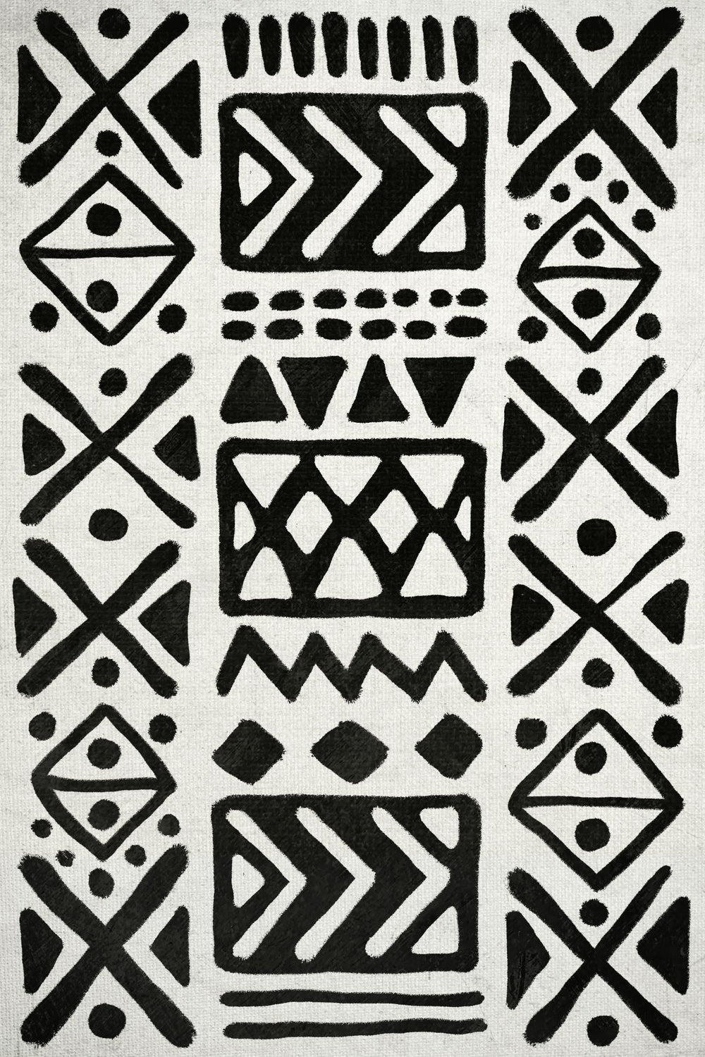 African Geometric Abstract