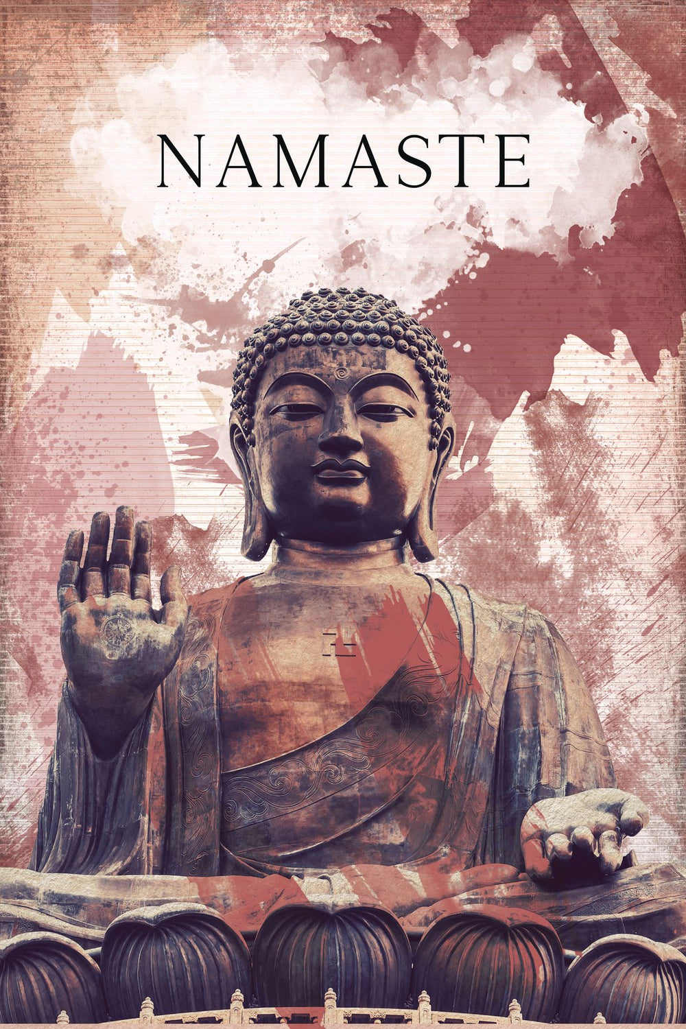 Namaste Buddha Statue