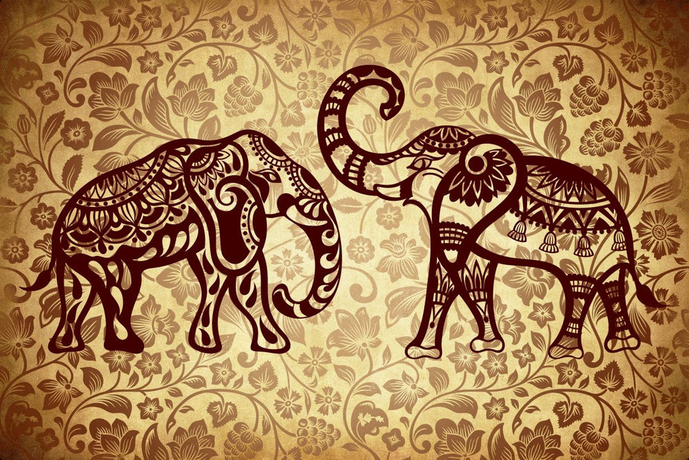 Two Bohemian Elephants