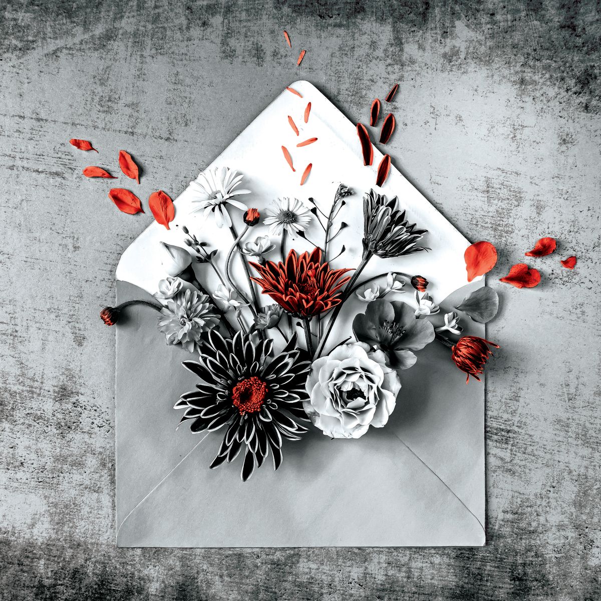 Flowers In Envelope Pop