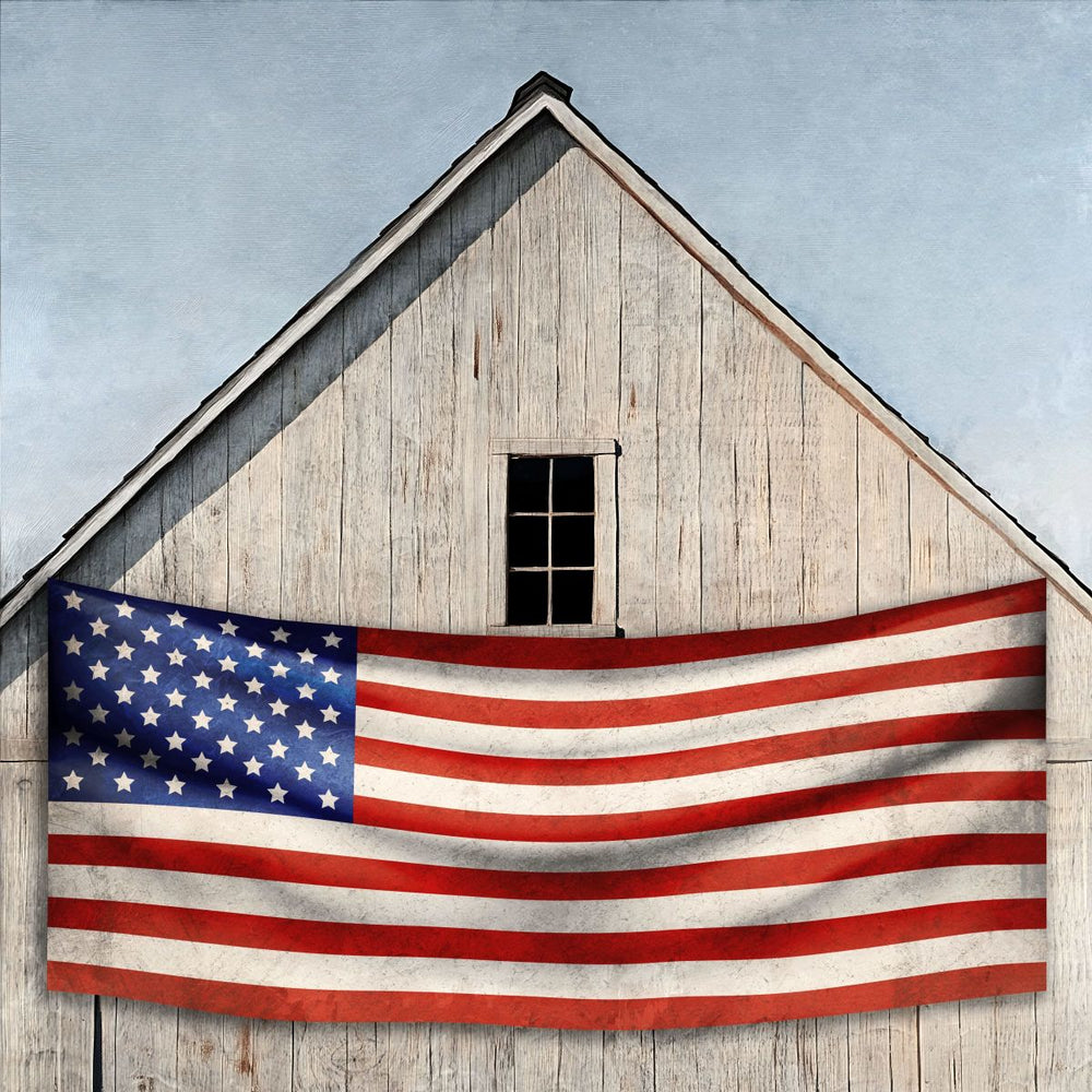 Proud American Flag Barn