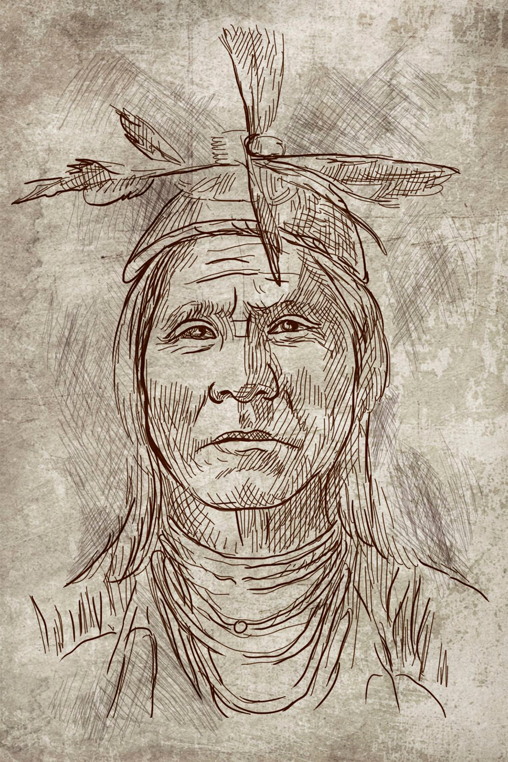 American Indian Sketch