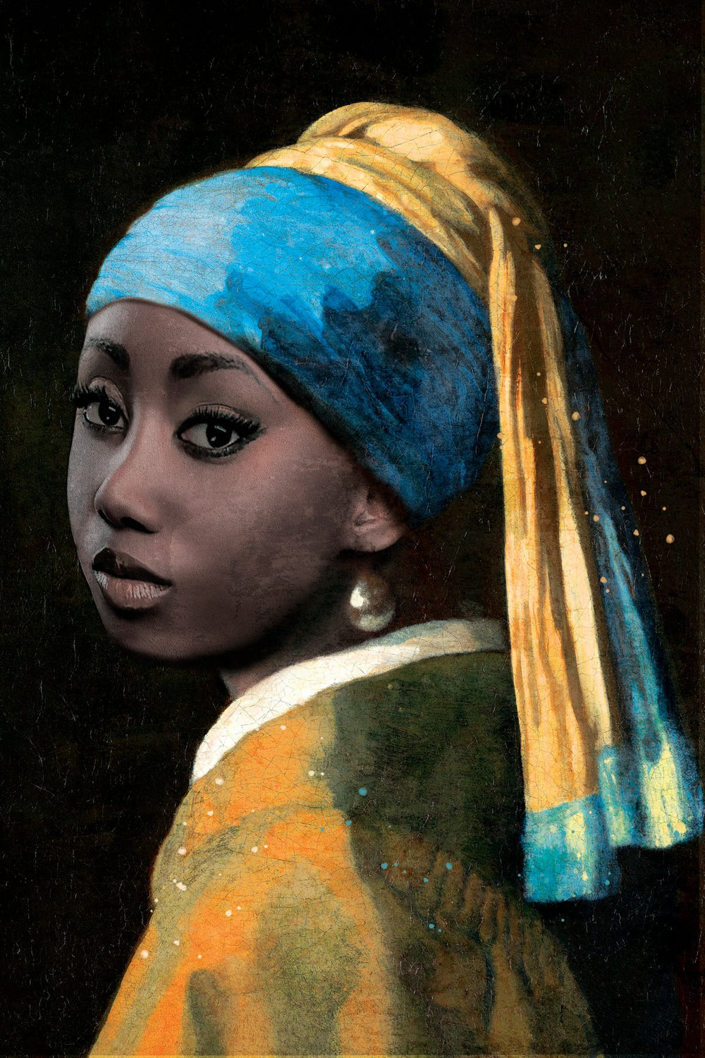 The Girl With Pearl Earring Inspired African American