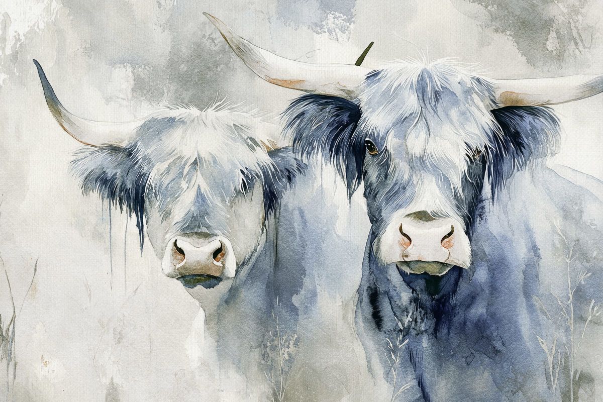 Two Highland Cows