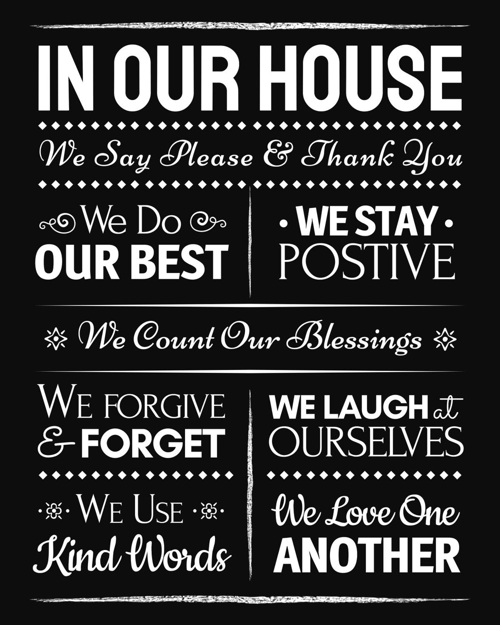 Eight House Rules