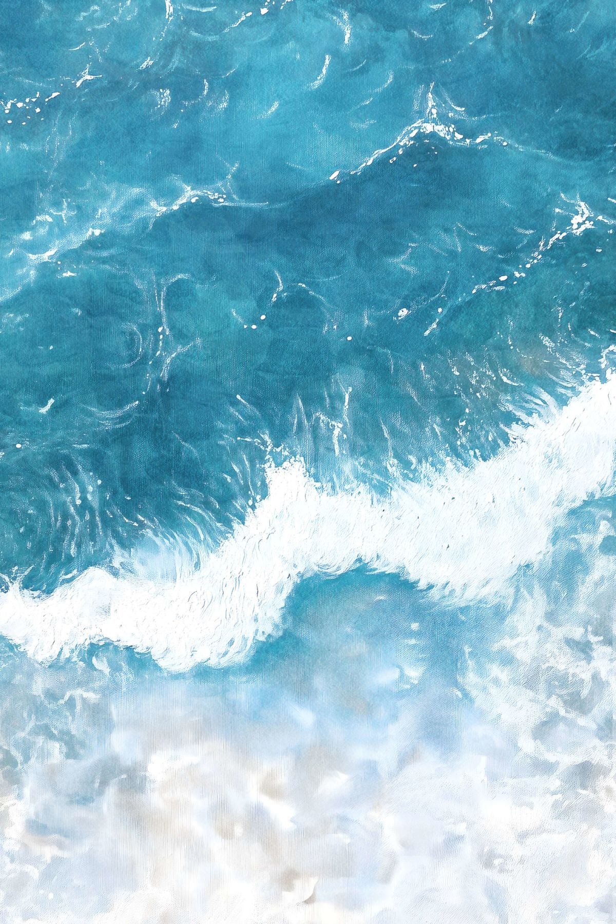 Shoreline In Sections IV Wall Art