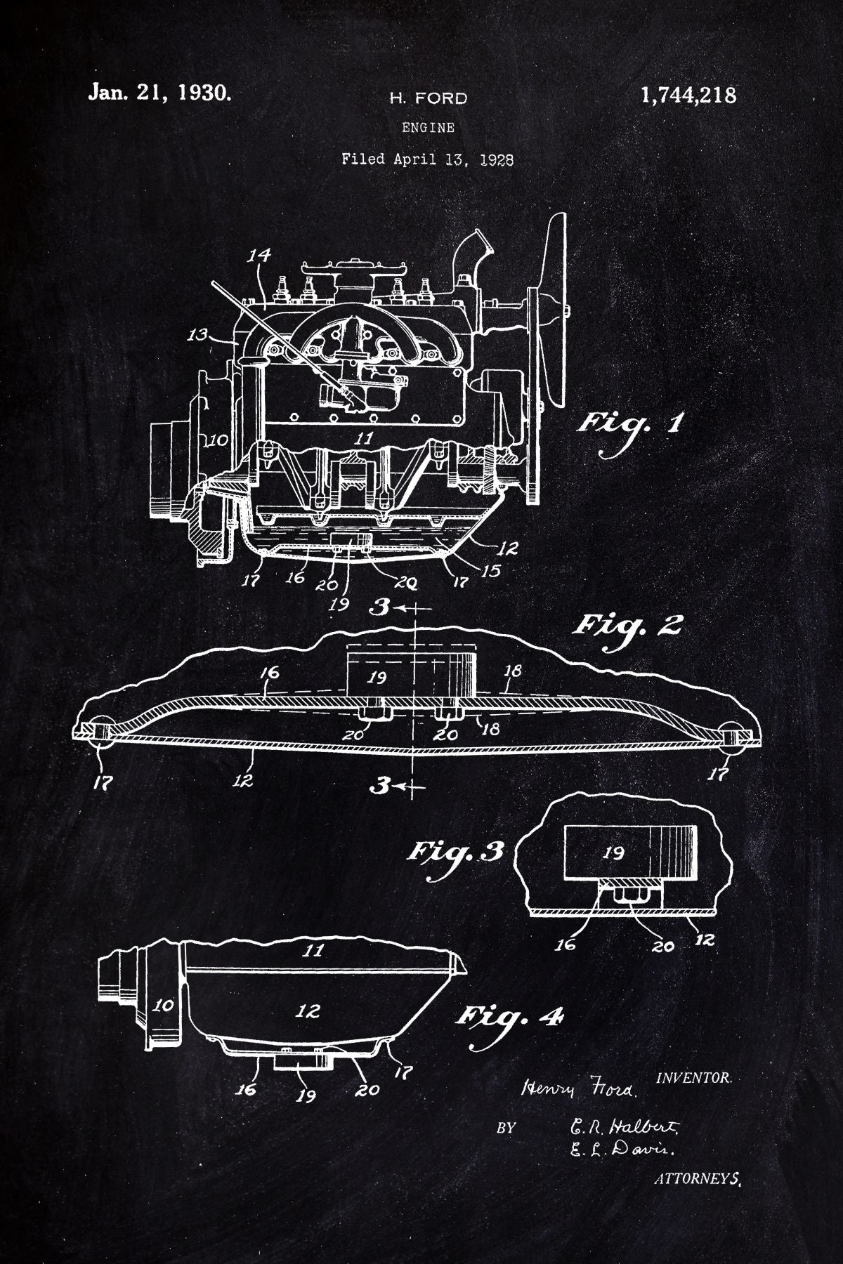 Engine 1928 Patent