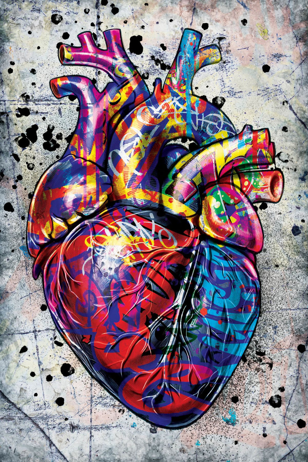 Human Heart Graffiti