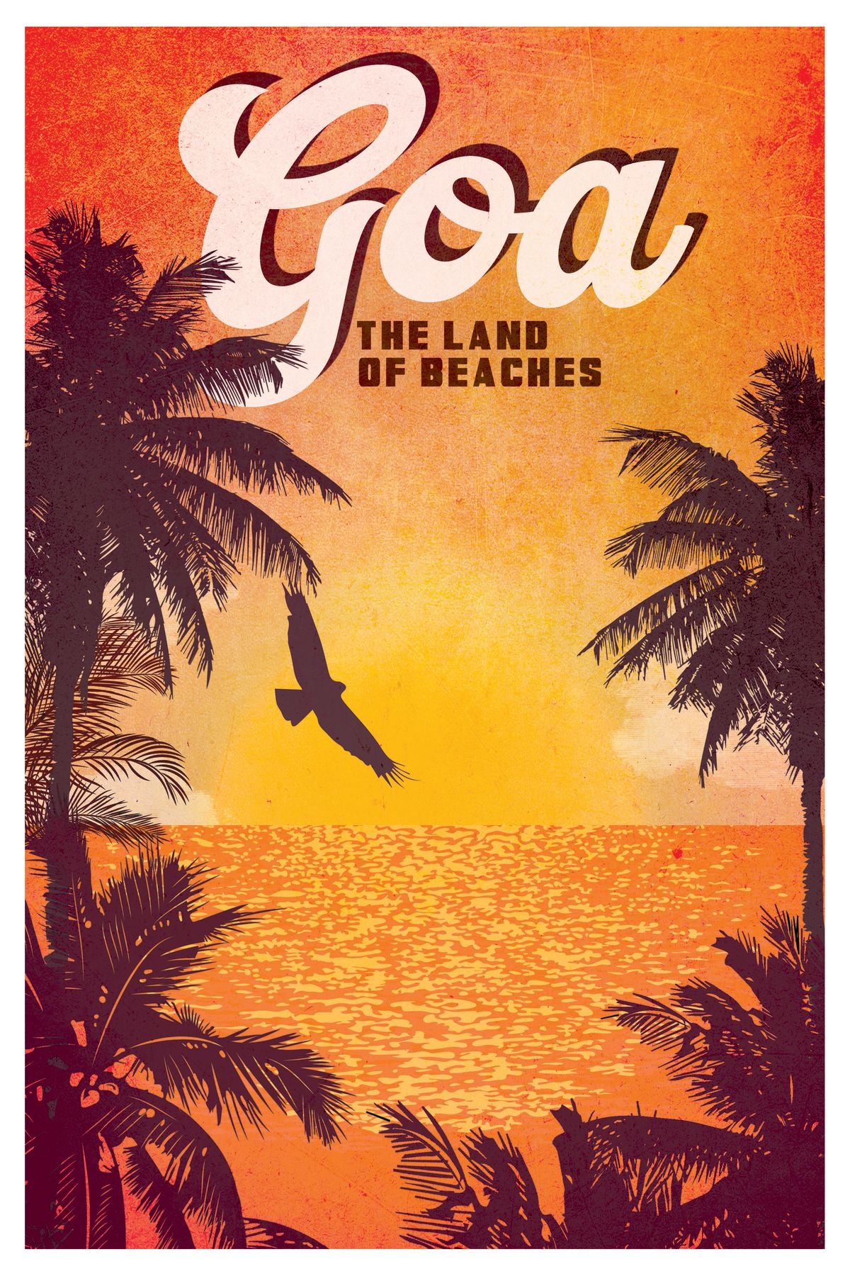 Goa Tourism Vintage Poster