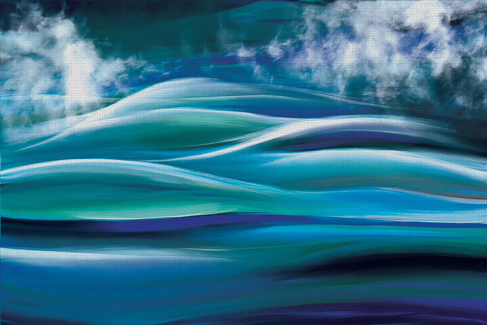 Sea Waves Abstract Landscape