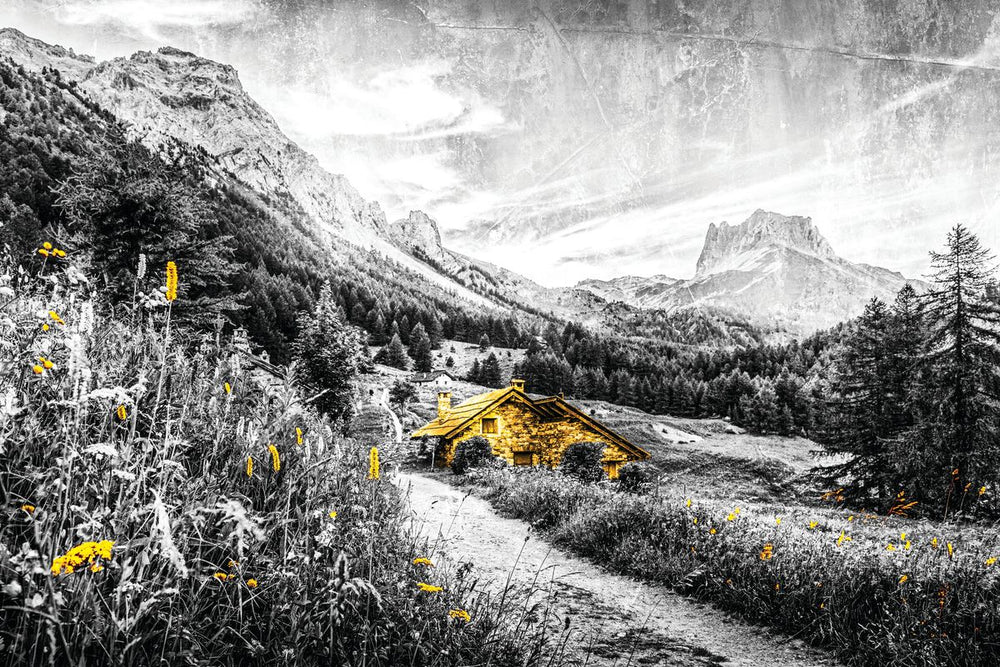 Alps Mountain Scenery Pop