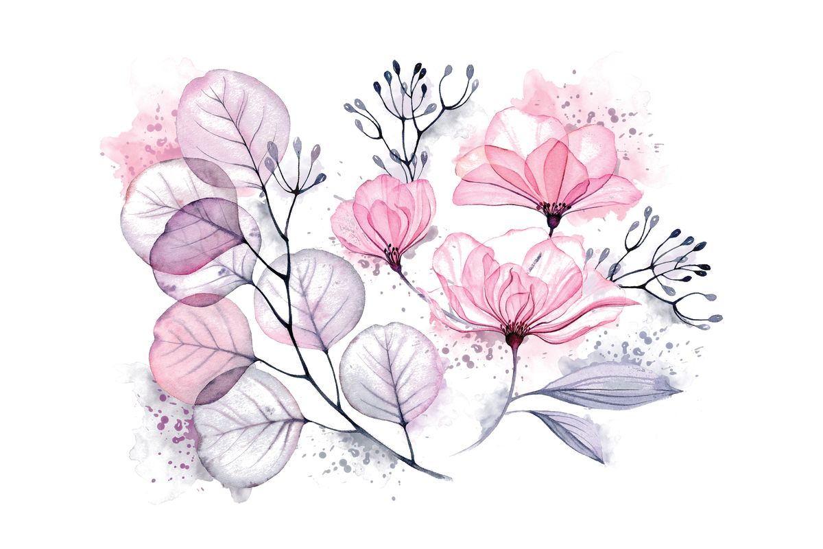 Watercolor Botanical Plants