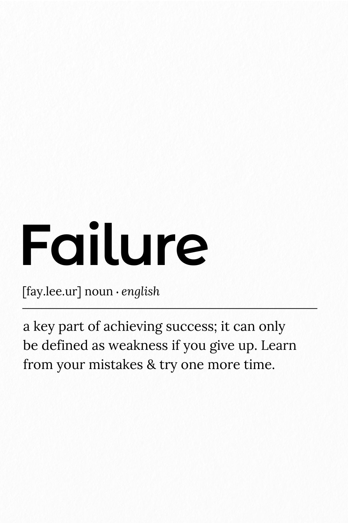 Failure Definition