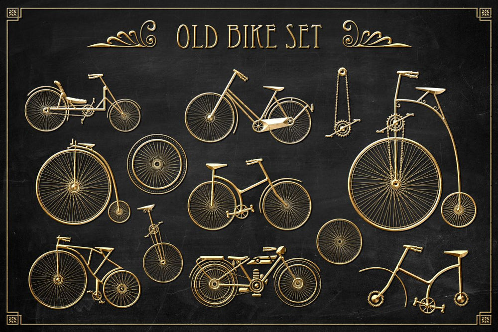Golden Bike Set