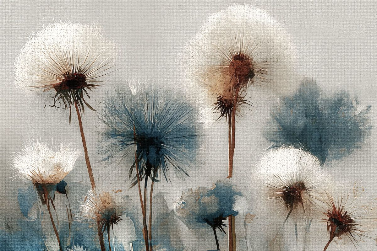 Dandelions In Full Bloom