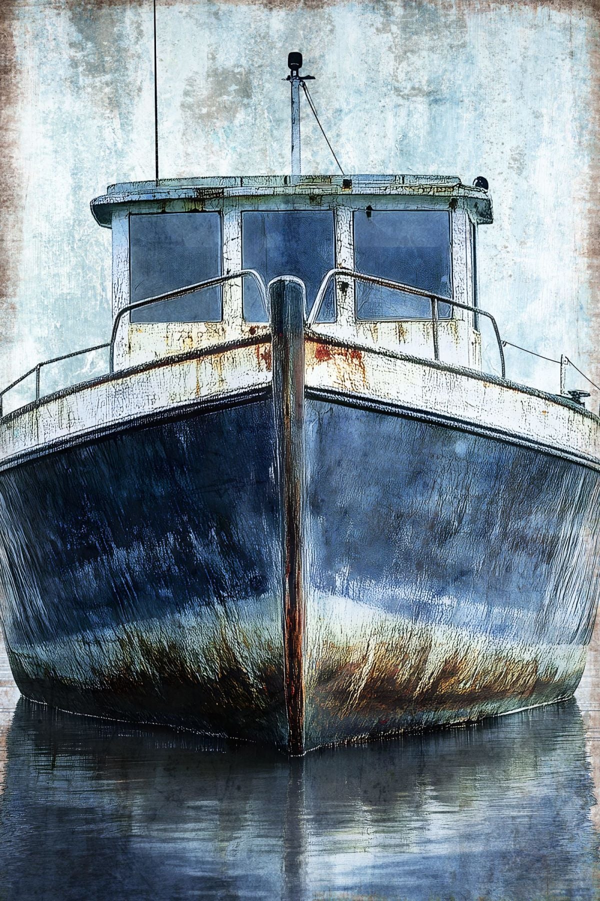Boat Carried By Tide
