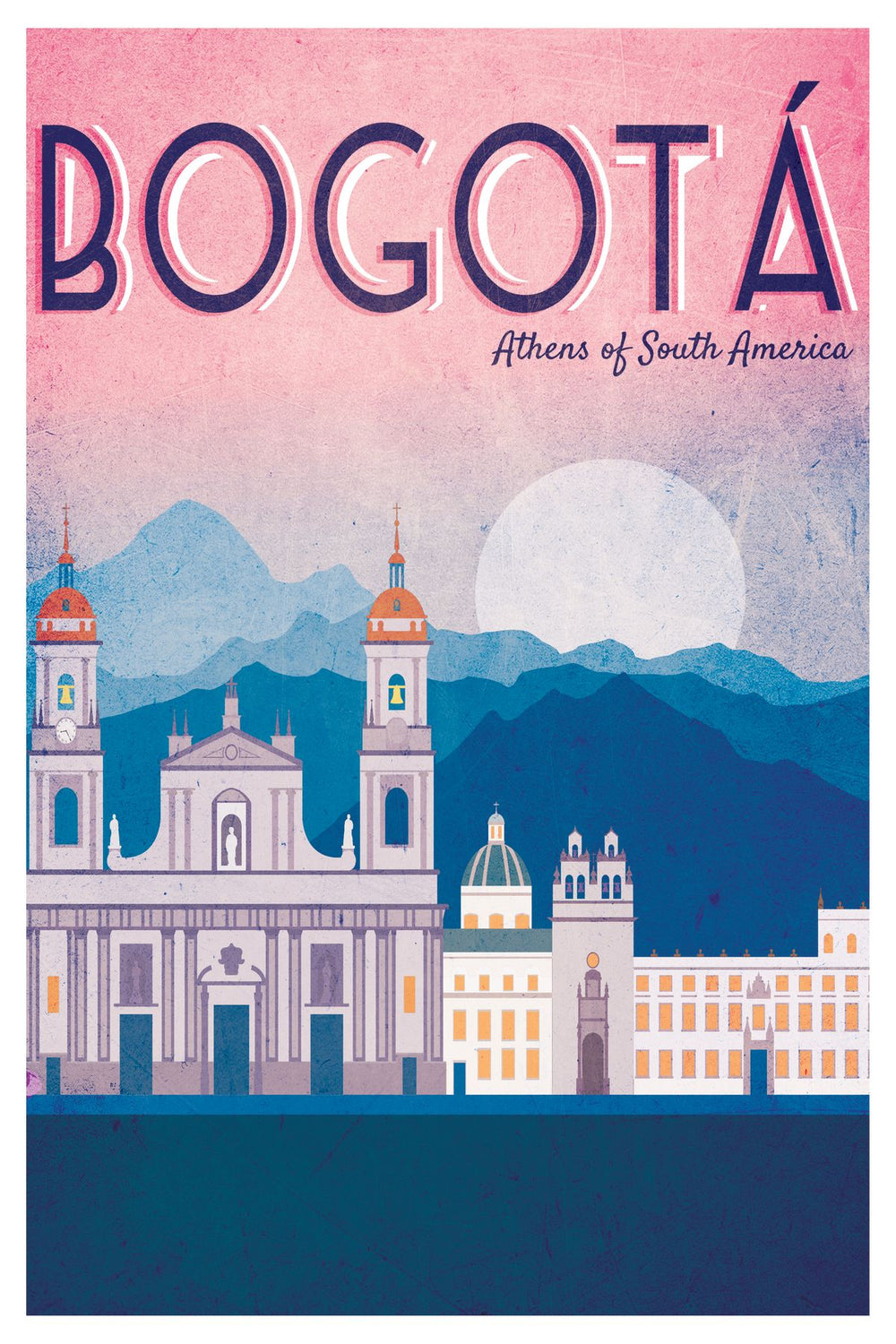 Bogota Tourism Vintage Poster