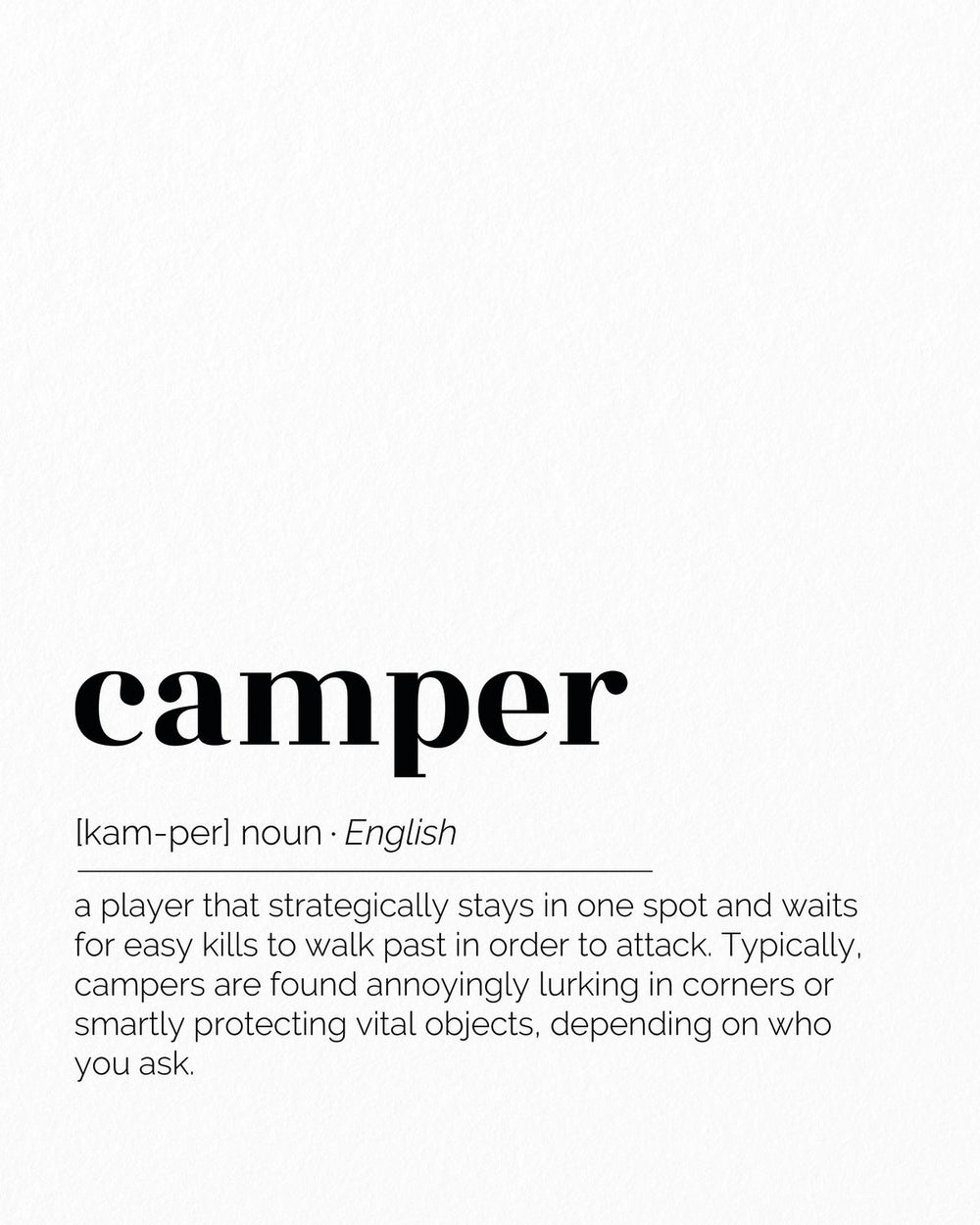 Meaning Of Camper