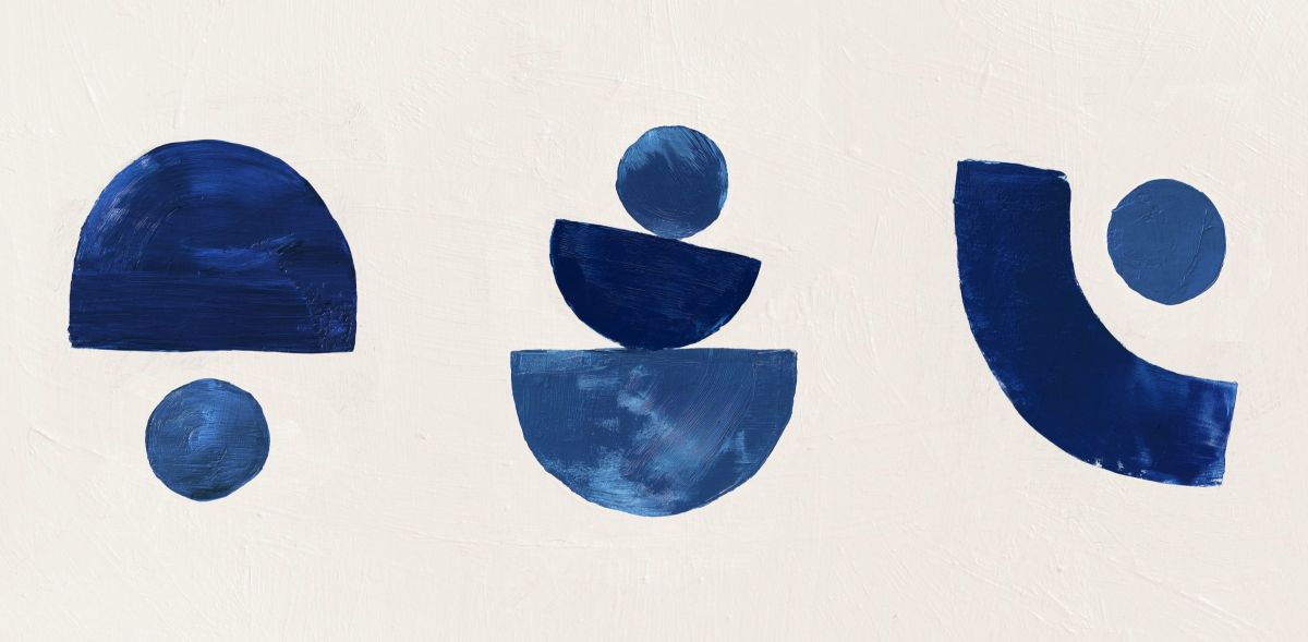 Calm But Playful Triptych