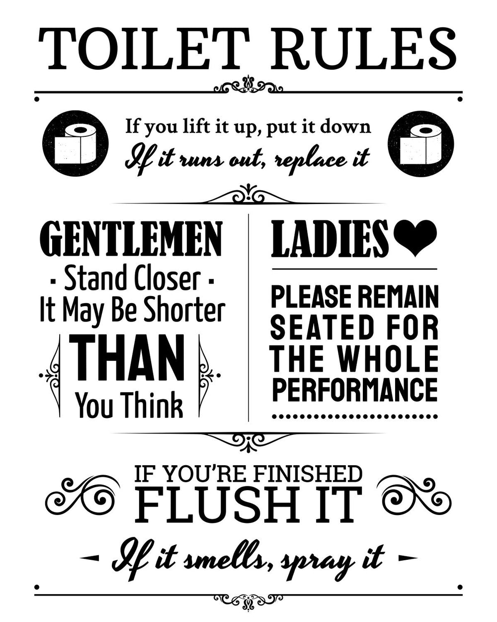 Coed Bathroom Rules