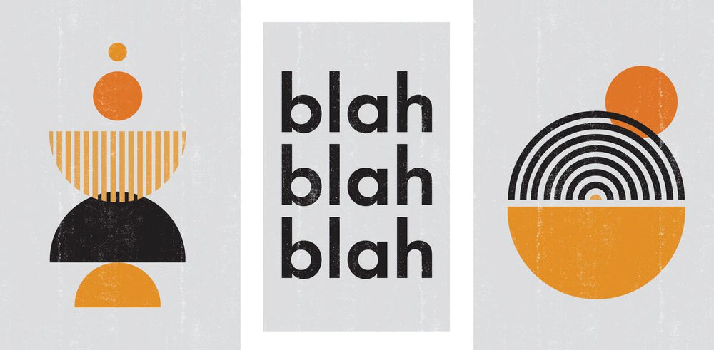 Boho Blah Typography