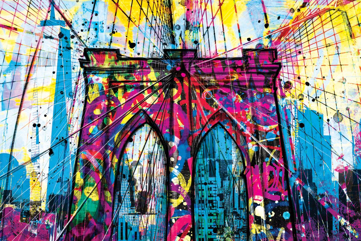 Brooklyn Bridge Color Splash
