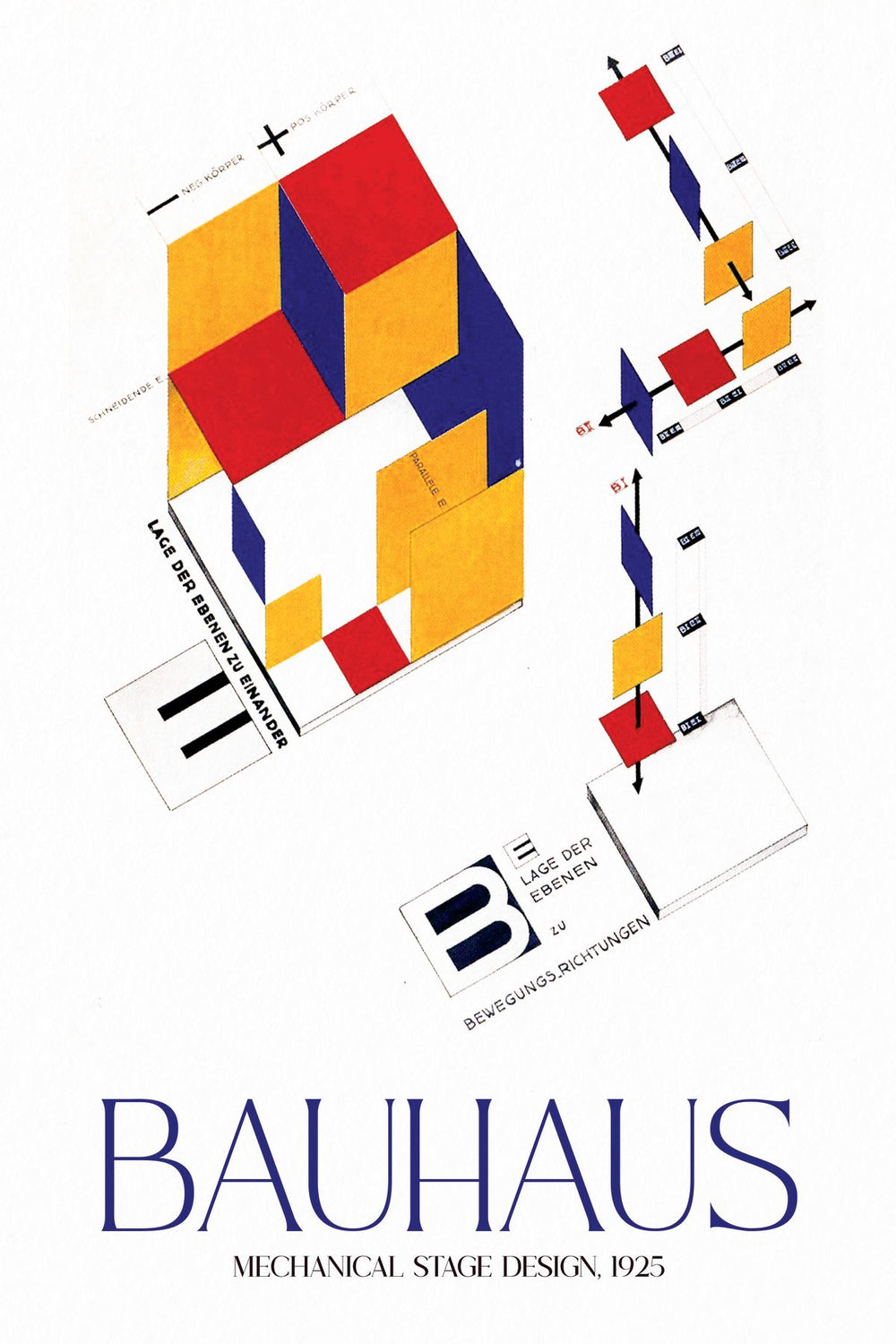 Mechanical State Design Bauhaus Exhibition Poster