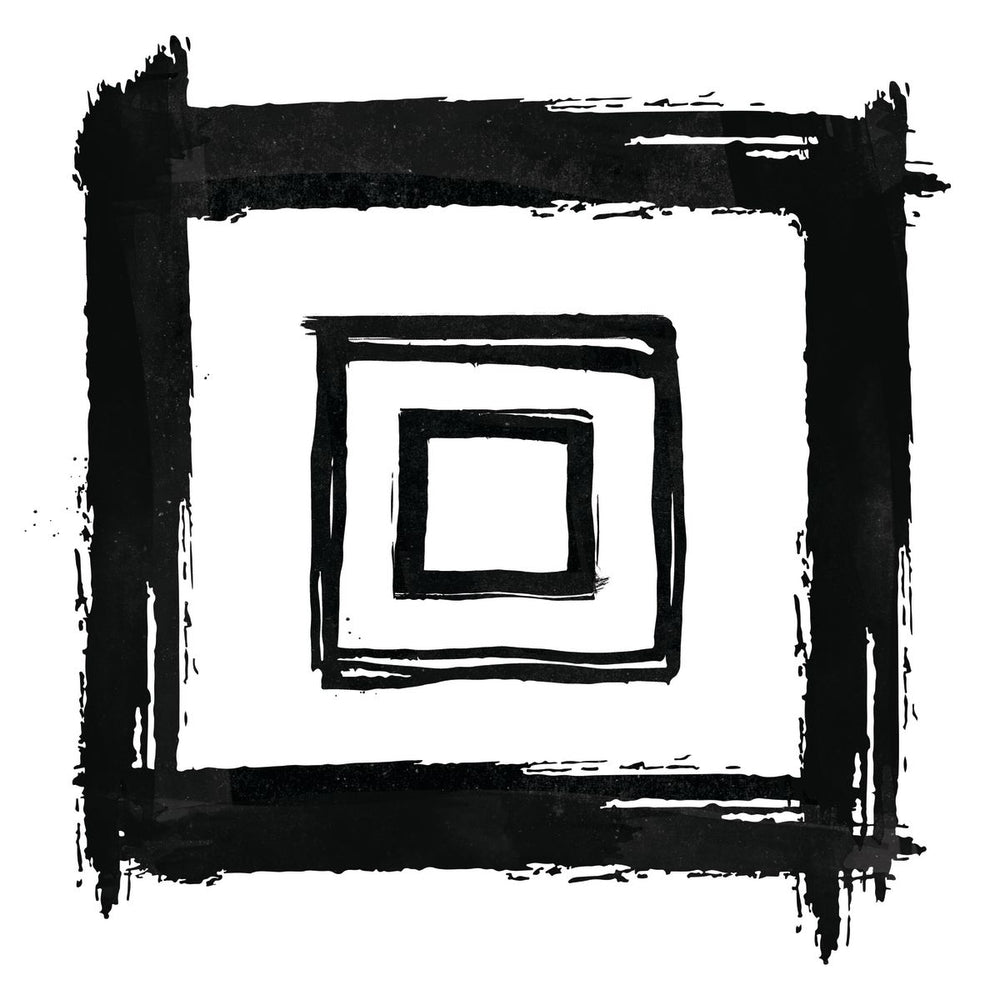 Black Abstract Square