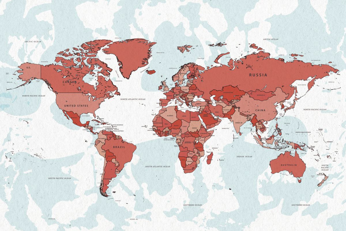 Geographic World Map I