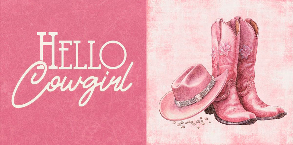 Pink Hello Cowgirl
