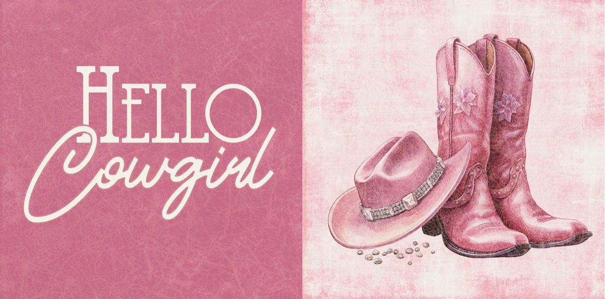 Pink Hello Cowgirl