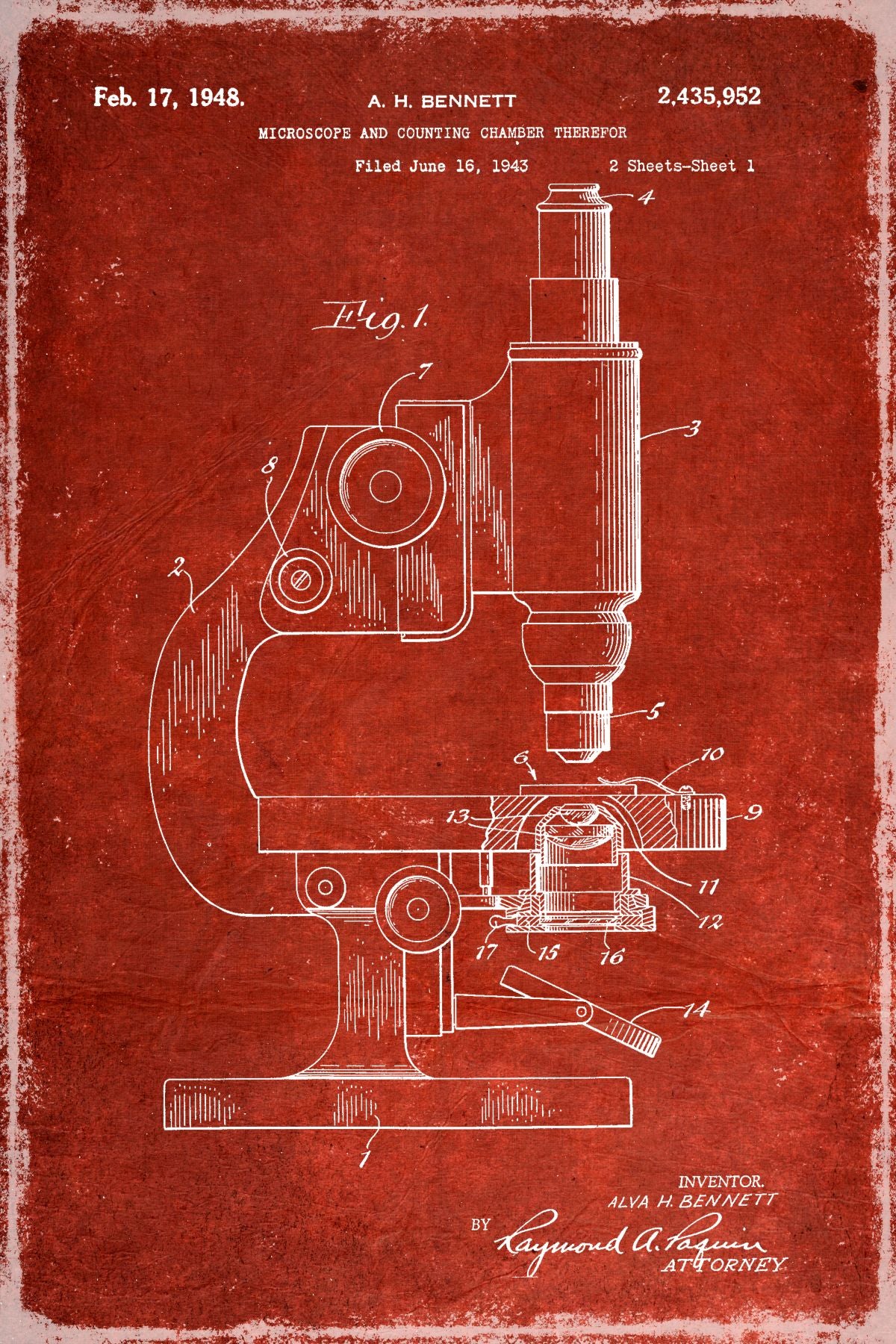 Microscope and Counting Chamber Patent