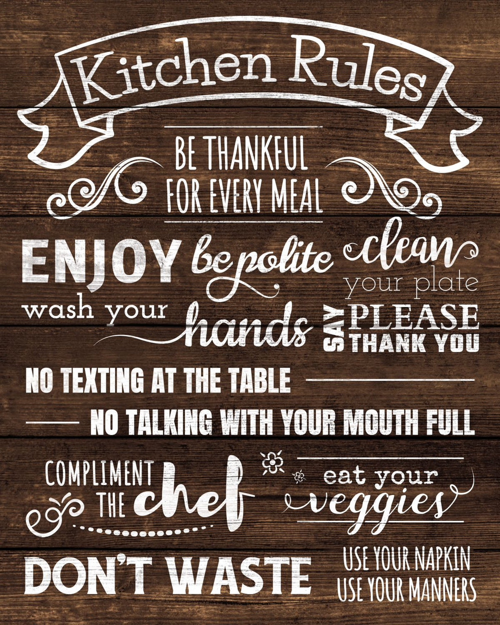 Proper Kitchen Rules