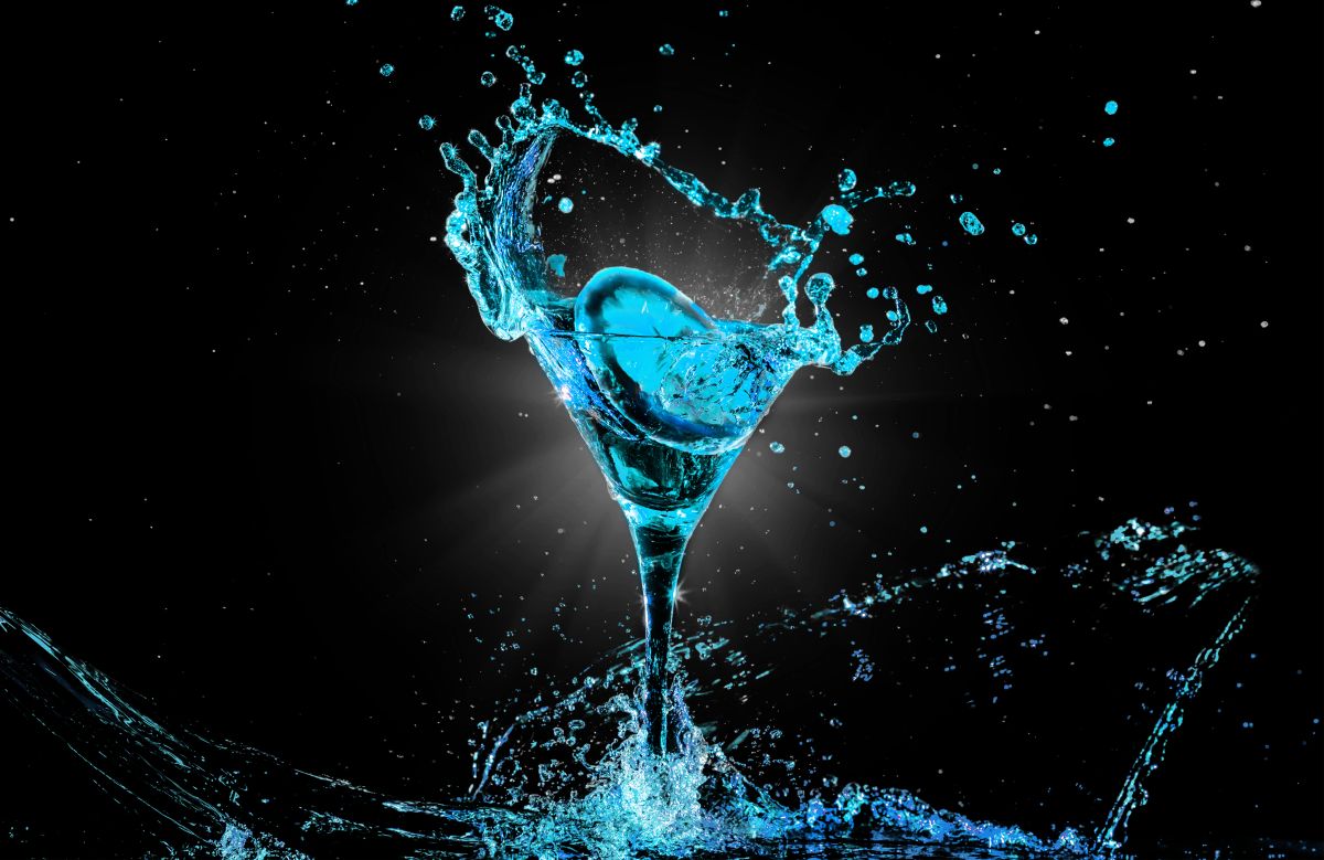 Neon Blue Cocktail
