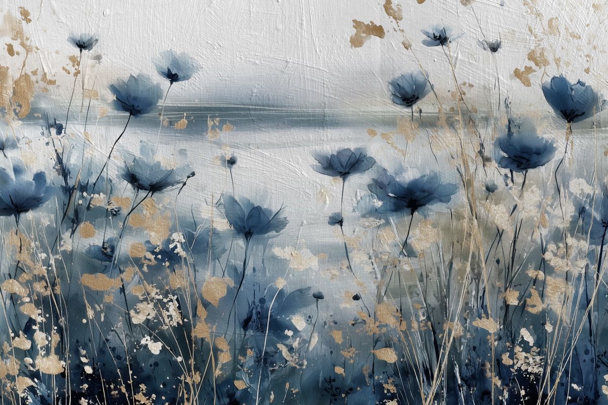 Tiny Blue Wildflowers