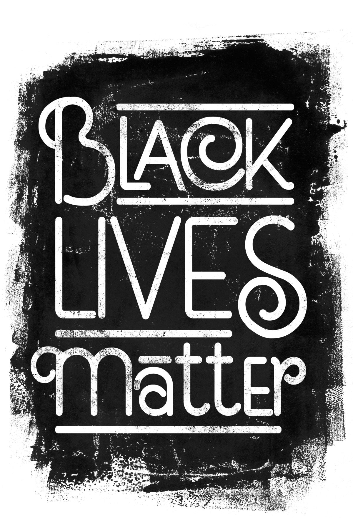 Grunge Black Lives Matter