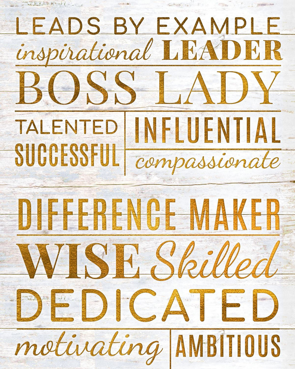 Successful Boss Lady Typography