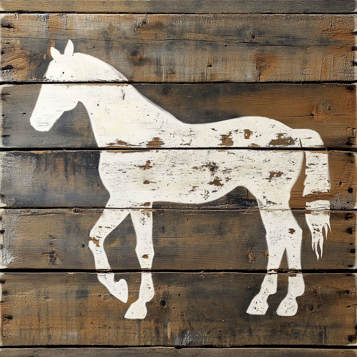 White Horse Silhouette