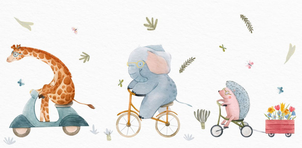 Biking Baby Animals
