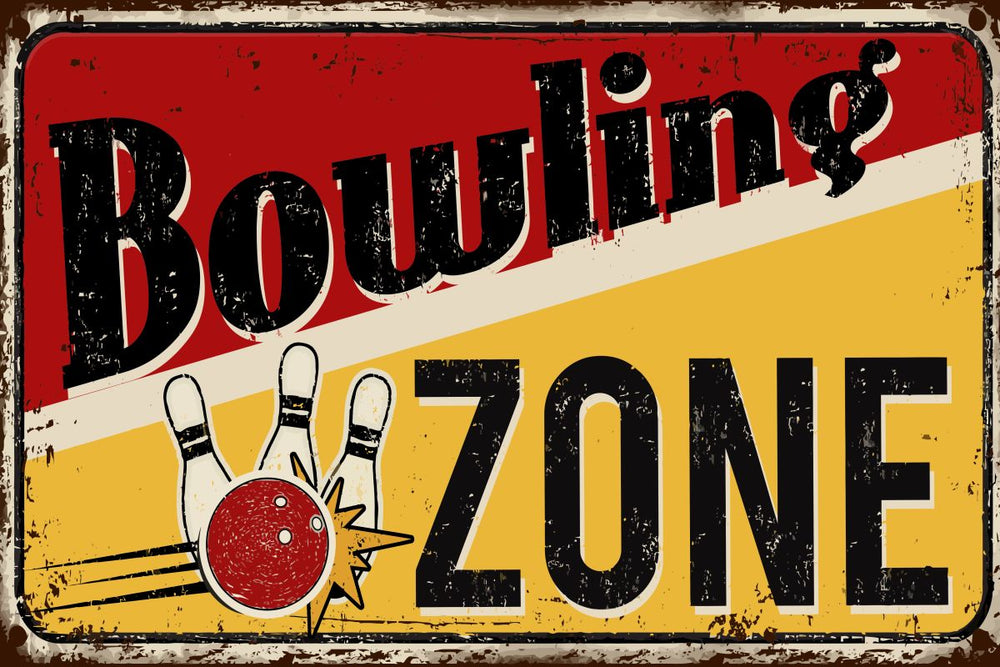 Bowling Zone Sign