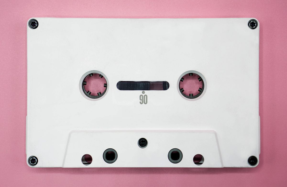 White Cassette Tape
