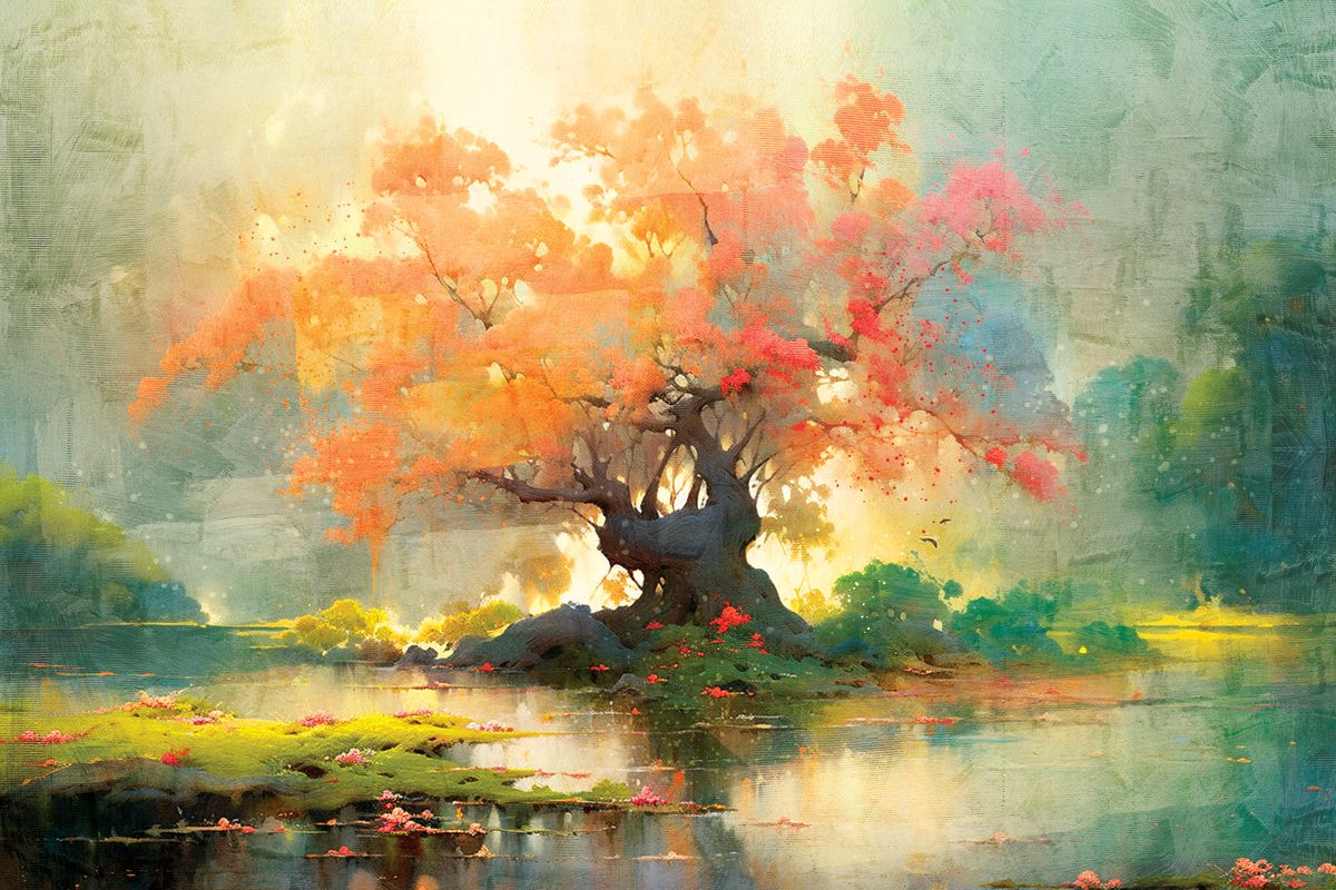 Enchanted Spring Tree