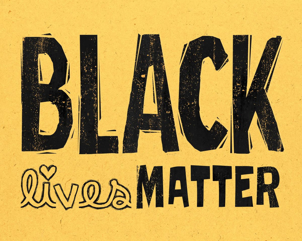 Black Lives Matter Lettering