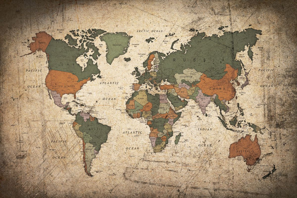 Educational World Map IV