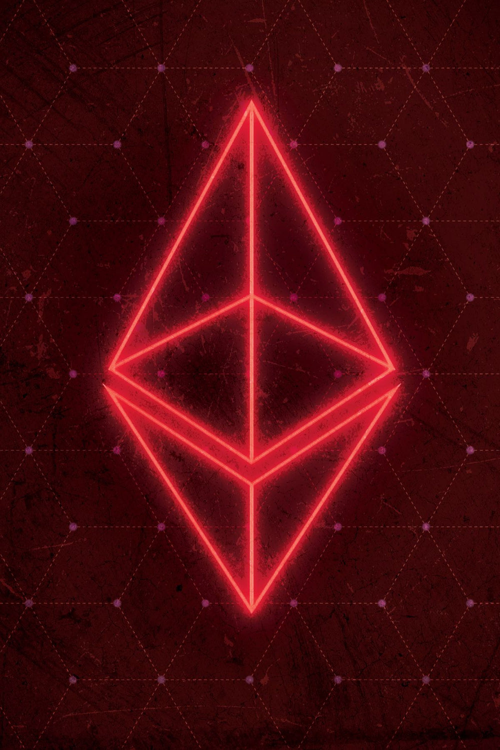 Cryptocurrency Ethereum Logo II