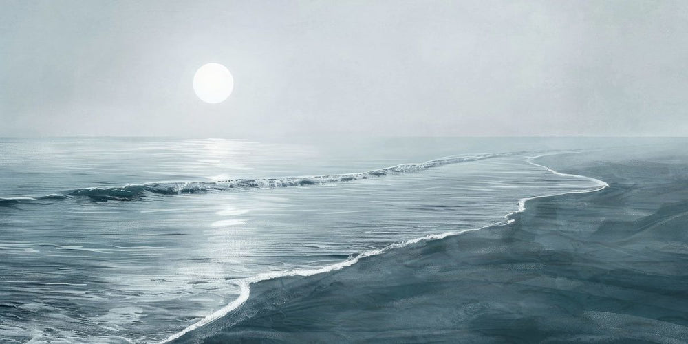 Bright Moon Over Water Wall Art