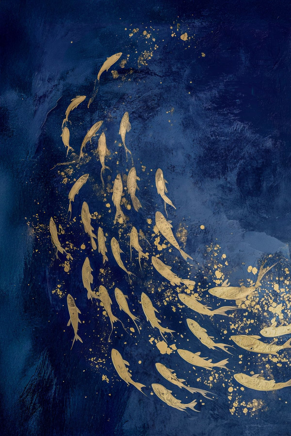 Golden Fish In Deep Waters II