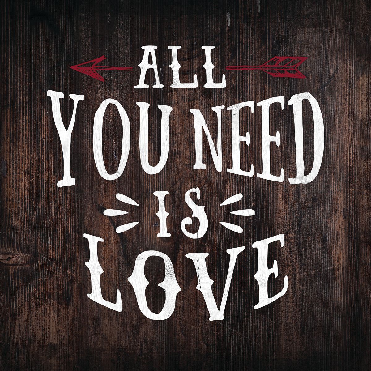 All You Need Is Love Typography