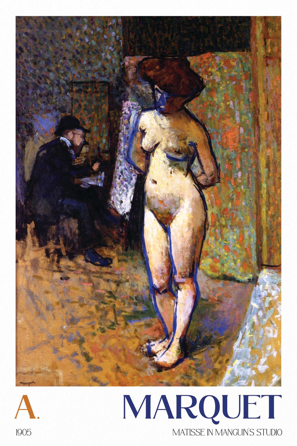Matisse In Manguin's Studio Exhibition Poster
